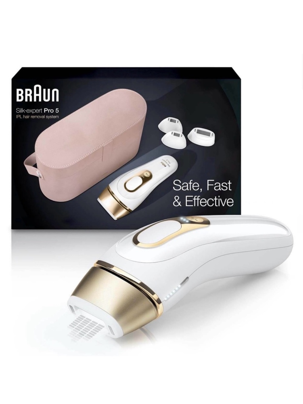 Braun Silk Expert Pro 5 IPL Laser Hair Removal System PL5347 New In Box!
